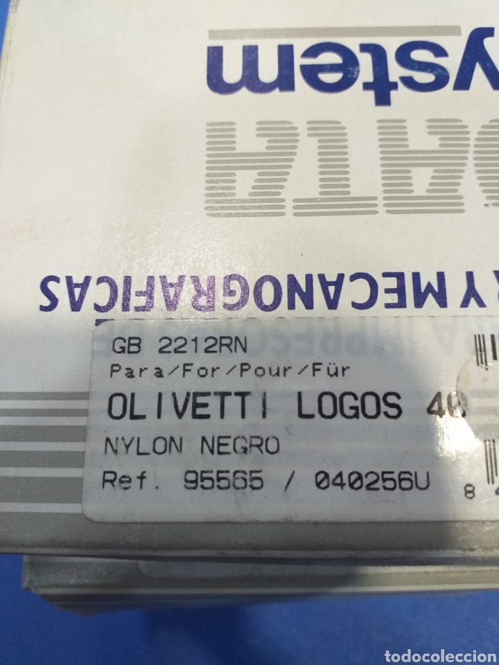 Antig&uuml;edades: 4 cintas oliveti logos 40 de nylon - Foto 1