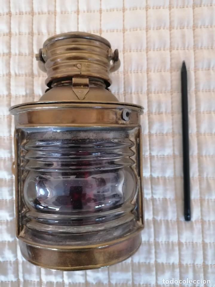 Antig&uuml;edades: FAROL ANTIGUO DE BARCO - Foto 2