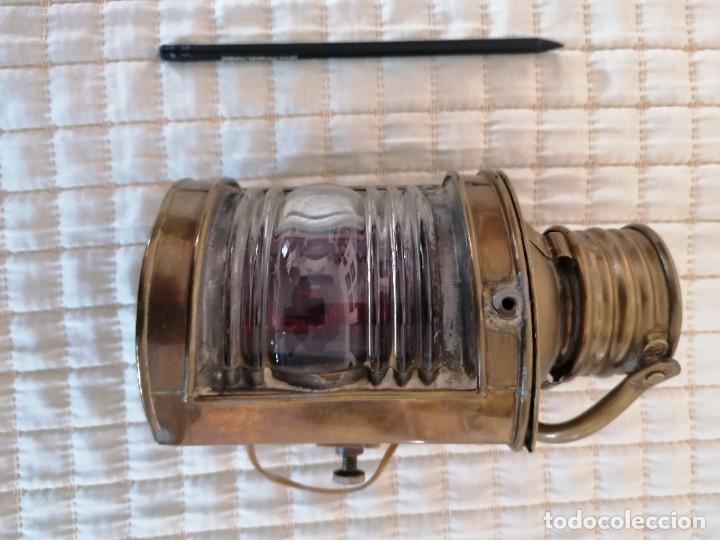 Antig&uuml;edades: FAROL ANTIGUO DE BARCO - Foto 4