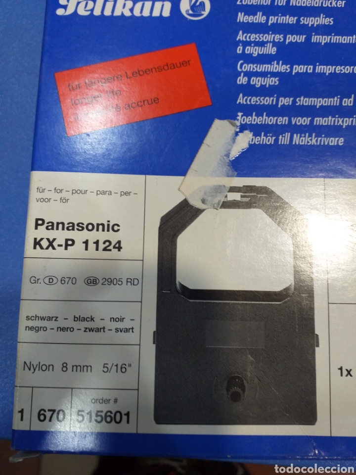 Antig&uuml;edades: 9 cintas panasonic para tpv gr.670 - Foto 1