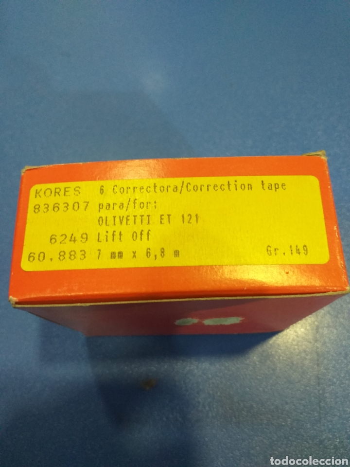 Antig&uuml;edades: 6 cintas correctoras gr.149 olivetti etp 121 - Foto 1