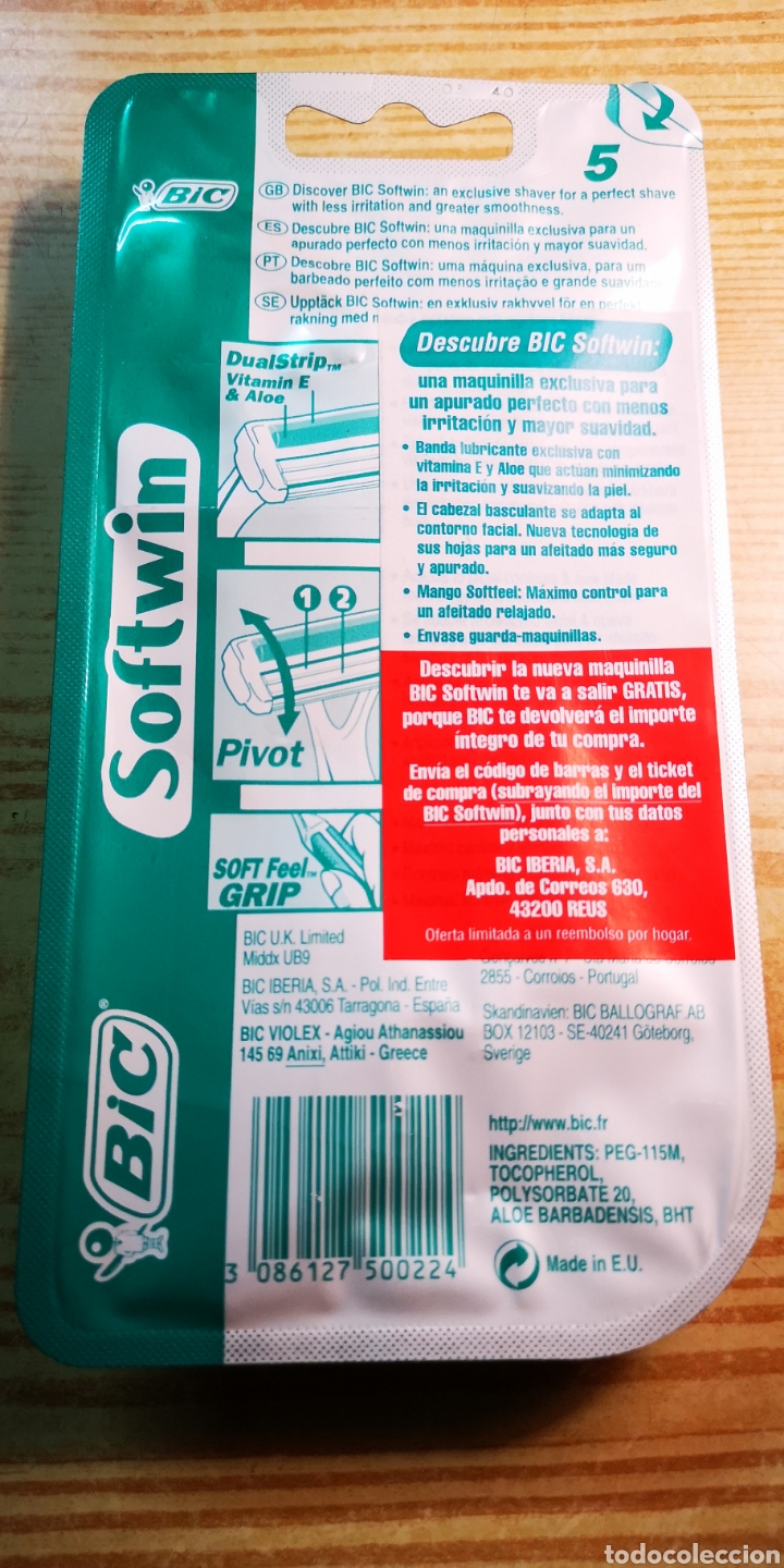 Antig&uuml;edades: Bic Softwin 5 maquinillas a estrenar - Foto 2