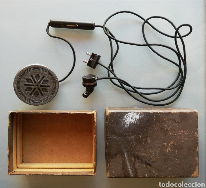 Antiguo Audifono Aparato Para Sordos En Caj Comprar Varias Antiguedades Tecnicas Y Cientificas En Todocoleccion