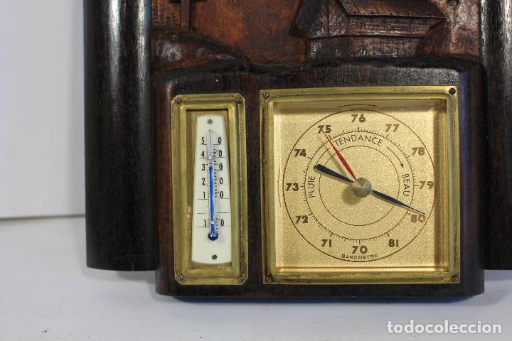 Antig&uuml;edades: barometro termometro - Foto 4