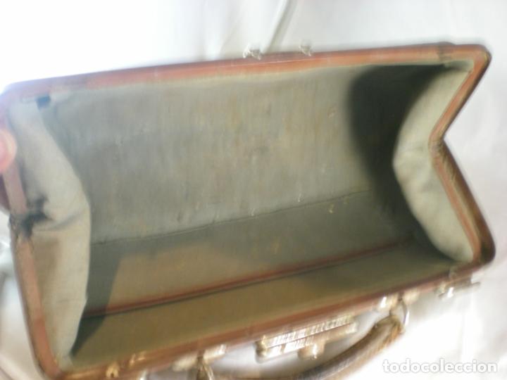 Antig&uuml;edades: Antiguo Maletin de Medico - 40cm - Foto 6