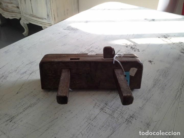 antiguo gramil de carpintería en madera - Compra venta en todocoleccion