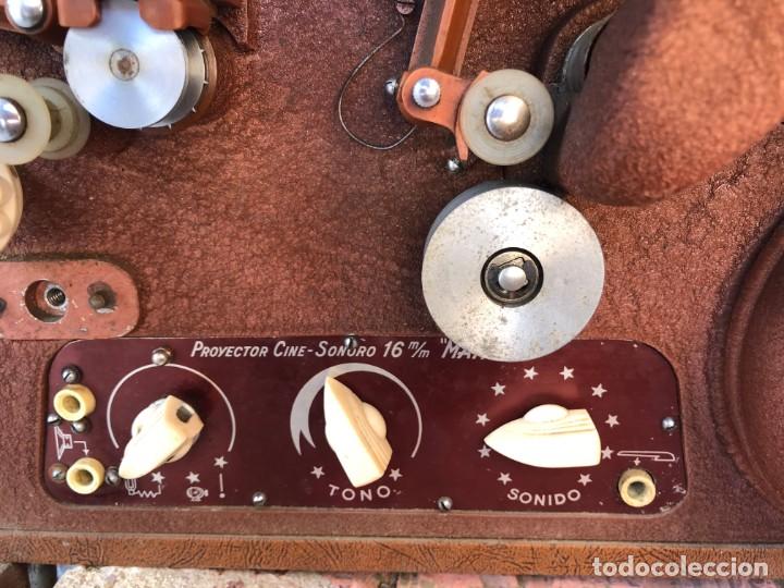 Antig&uuml;edades: ANTIGUO PROYECTOR DE CINE MAR&Iacute;N 16 MM - Foto 6