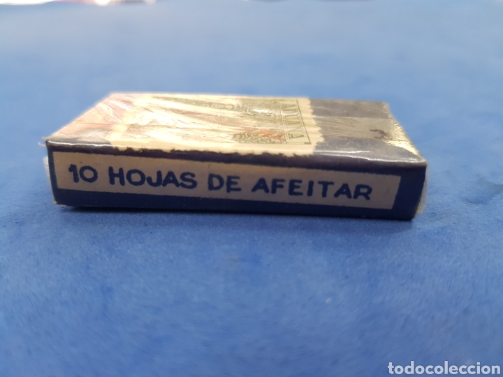 Antig&uuml;edades: La Andaluda caja de 10 hojas de afeitar - Foto 3