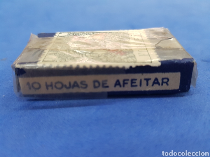 Antig&uuml;edades: La Cadena ,Caja de 10 hojas de afeitar - Foto 3