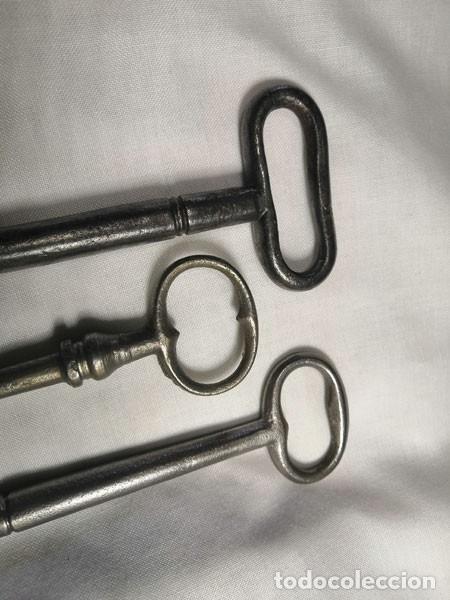 Antig&uuml;edades: LLAVE - LOTE DE 3 ANTIGUAS LLAVES - Foto 3