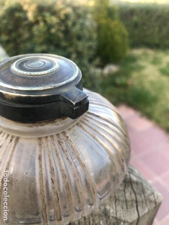 Antig&uuml;edades: Tintero, cristal - Foto 3