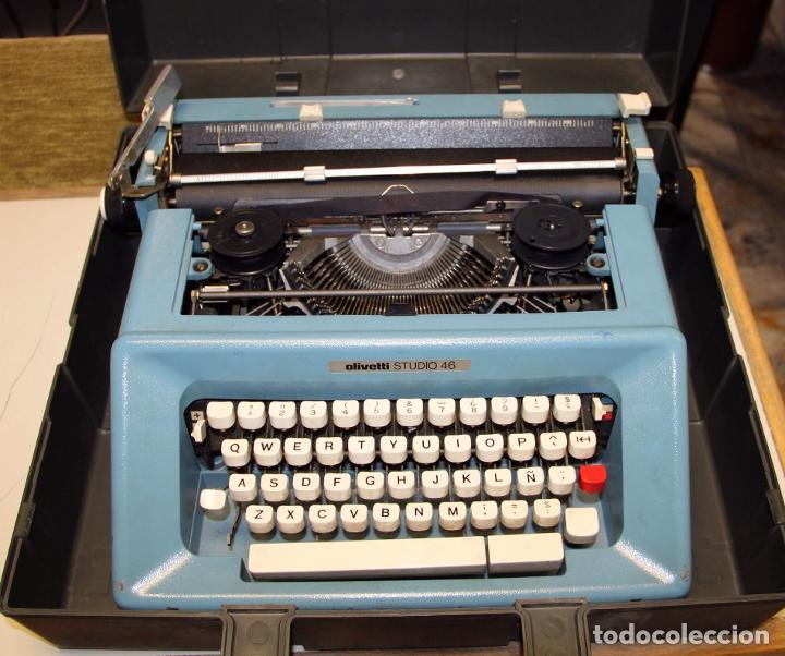 Antig&uuml;edades: M&aacute;quina de escribir OLIVETTI STUDIO 46 con funda - Foto 1