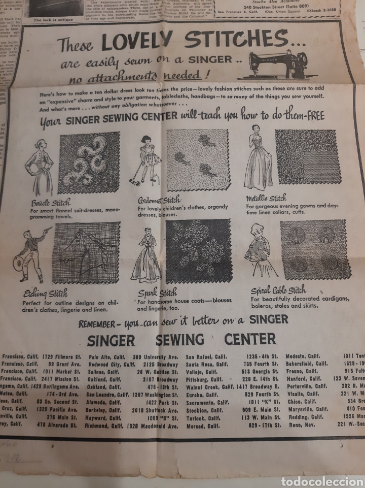 Antig&uuml;edades: Usa singer Sewing Center recort&eacute; - Foto 1