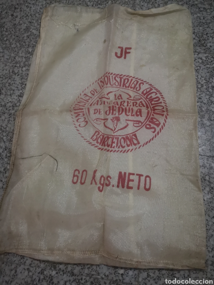 Antig&uuml;edades: AZUCARERA DE J&Eacute;DULA, SACO 60KG - Foto 2