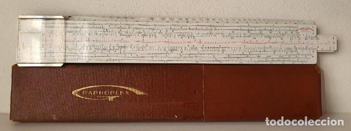 Antig&uuml;edades: ANTIGUA REGLA DE CALCULO RAPHOPLEX 640 - Foto 1