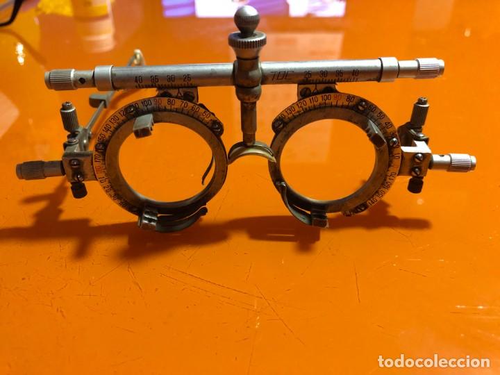 Antig&uuml;edades: GAFAS ANTIGUAS PRUEBAS OPTICO, - Foto 1