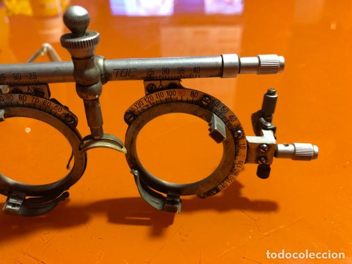 Antig&uuml;edades: GAFAS ANTIGUAS PRUEBAS OPTICO, - Foto 3