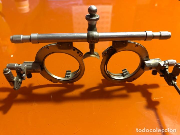 Antig&uuml;edades: GAFAS ANTIGUAS PRUEBAS OPTICO, - Foto 5