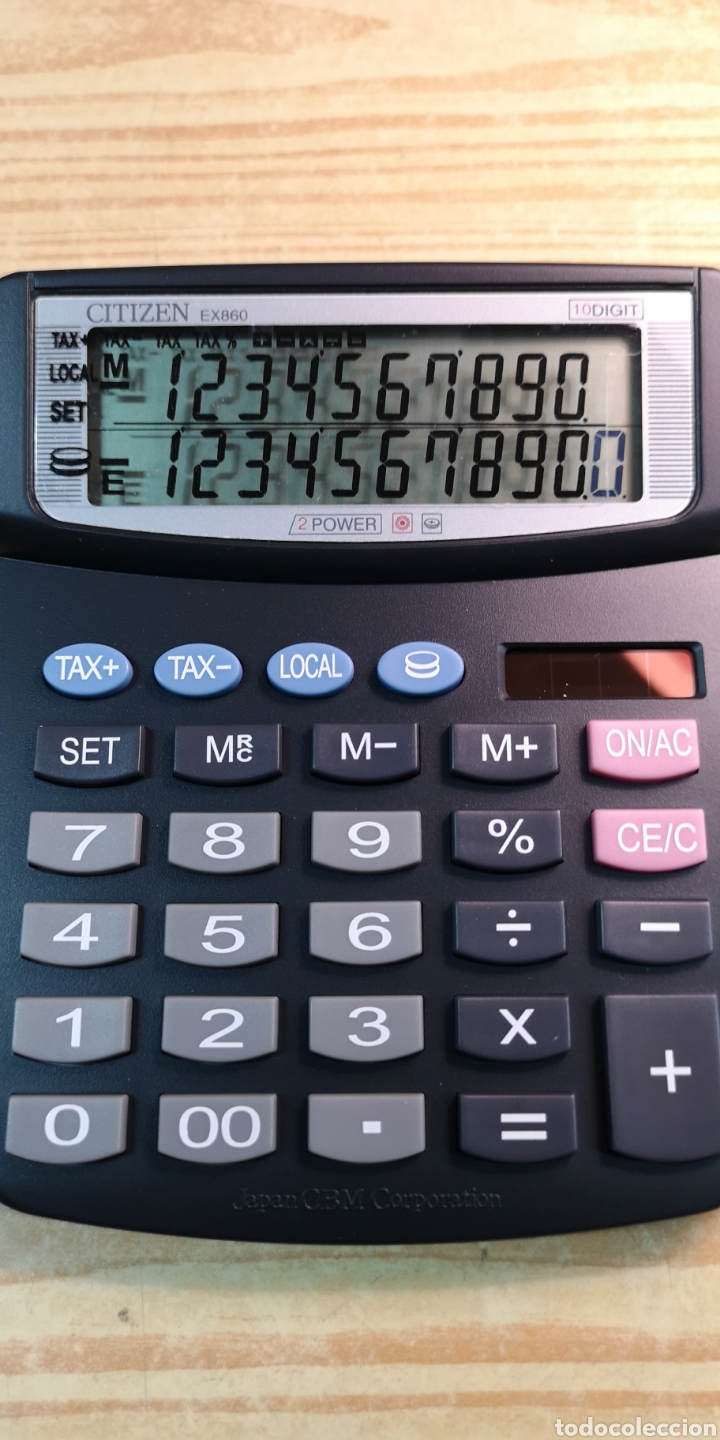 Antig&uuml;edades: Calculadora solar Citizen EX860 a estrenar - Foto 2