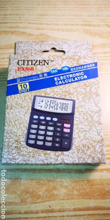 Antig&uuml;edades: Calculadora solar Citizen EX860 a estrenar - Foto 4