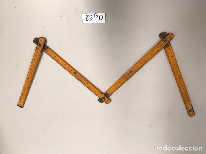 Antig&uuml;edades: Metro de madera antiguo - Foto 2
