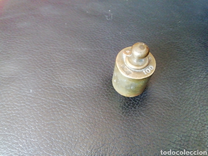 Antig&uuml;edades: Pesa 100 gramos en bronce - Foto 1