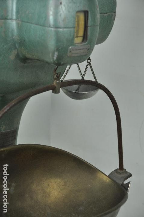 Antig&uuml;edades: Balanza francesa de tienda 5 kg - Foto 4