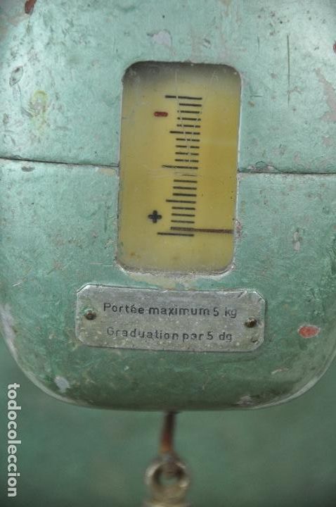 Antig&uuml;edades: Balanza francesa de tienda 5 kg - Foto 5