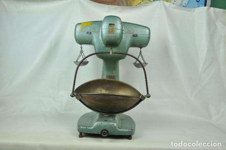 Antig&uuml;edades: Balanza francesa de tienda 5 kg - Foto 7