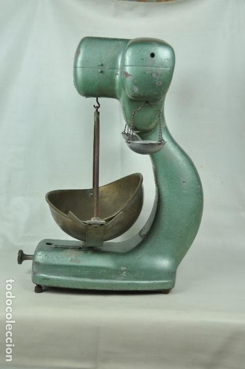 Antig&uuml;edades: Balanza francesa de tienda 5 kg - Foto 8