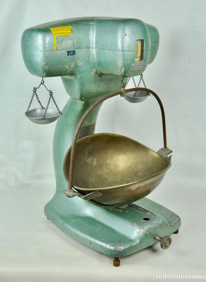 Antig&uuml;edades: Balanza francesa de tienda 5 kg - Foto 1