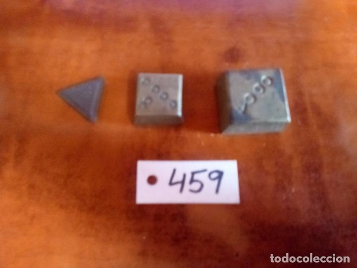 Antig&uuml;edades: LOTE DE PESAS ANTIGUAS - Foto 1