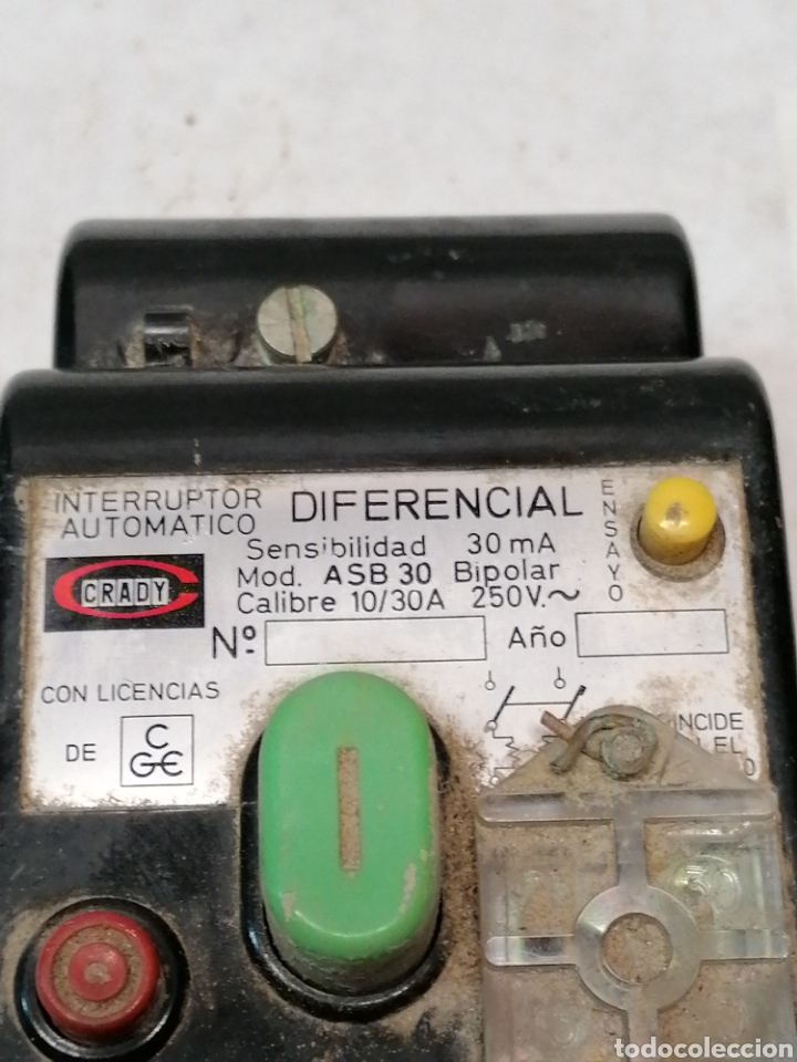 Antig&uuml;edades: Interruptor diferencial - Foto 4