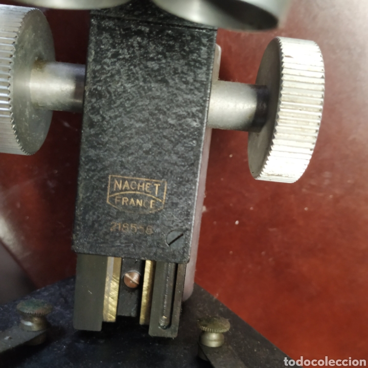 Antig&uuml;edades: Microscopio binocular Nacht franc&eacute;s - Foto 6
