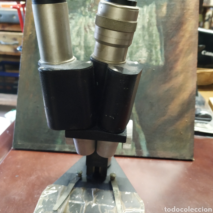 Antig&uuml;edades: Microscopio binocular Nacht franc&eacute;s - Foto 1