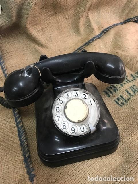 Tel&eacute;fonos: Tel&eacute;fono de baquelita a&ntilde;os 30 - Foto 3