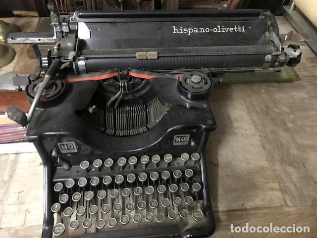 Antig&uuml;edades: M&aacute;quina de escribir HISPANO OLIVETTI - Foto 1