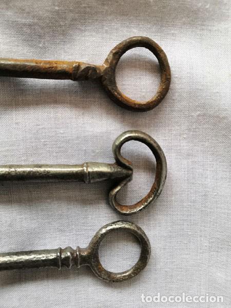 Antig&uuml;edades: ANTIGUA LLAVE - LOTE DE 3 LLAVES - Foto 3