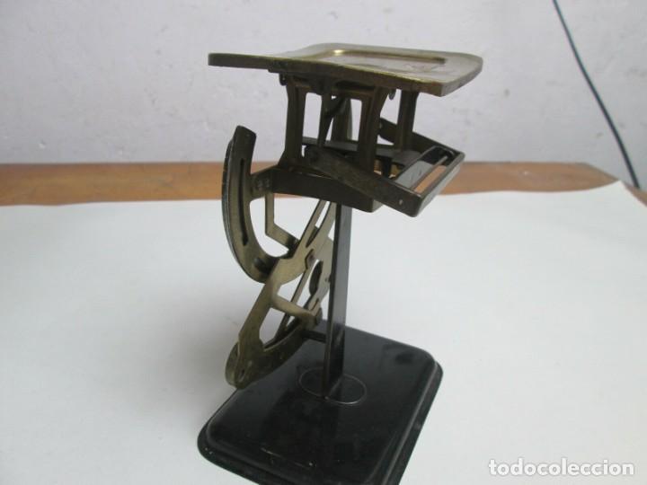 Antig&uuml;edades: ref.A12 BASCULA BILATERAL PESA HASTA 250 GRAMOS COMPLETAMENTE FUNCIONAL - Foto 4