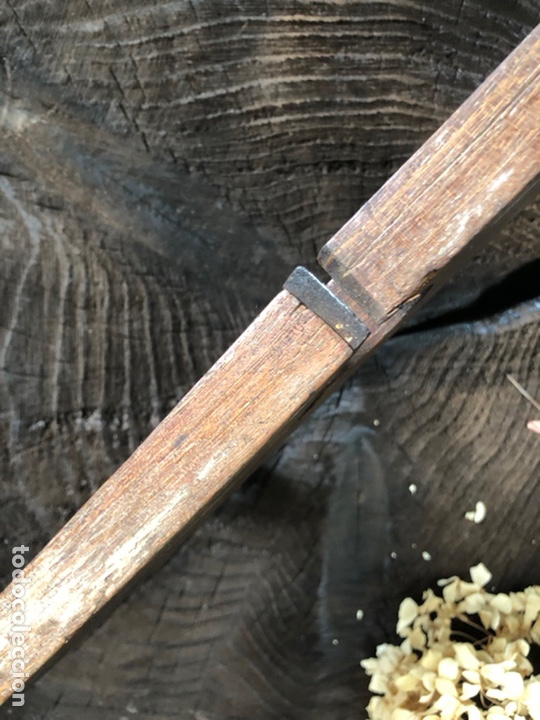 Antig&uuml;edades: ANTIGUO CEPILLO CARPINTERO CARPINTERO PARA MOLDURAS, EN MADERA NOBLE. - Foto 4