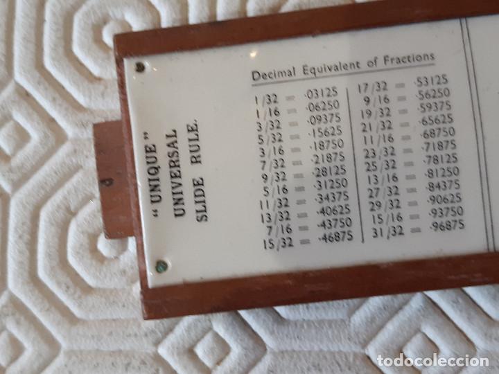 Antig&uuml;edades: REGLA DE CALCULO UNIQUE. MADE IN ENGLAND - Foto 3