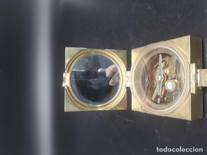 Antig&uuml;edades: Br&uacute;jula de bronce - Foto 6