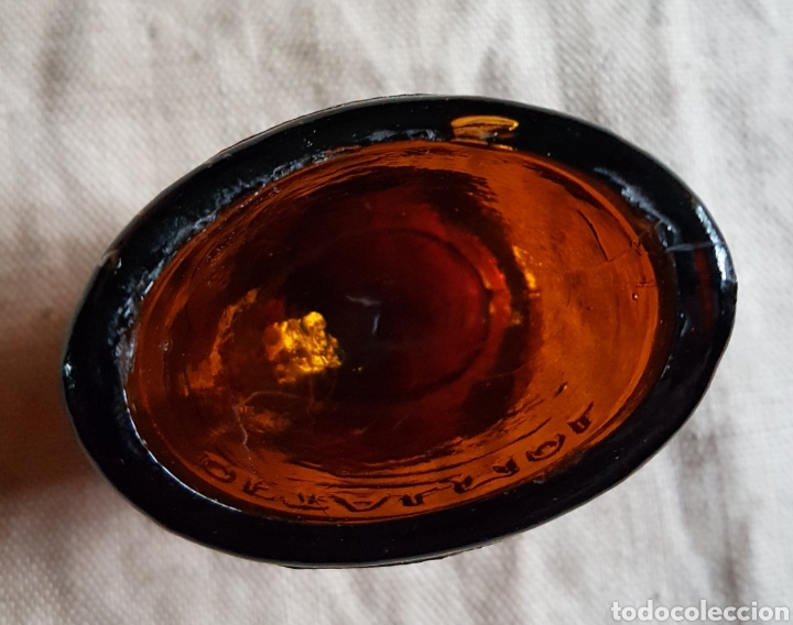 Antig&uuml;edades: Antiguo lava ojos cristal marron oftalmol - Foto 2