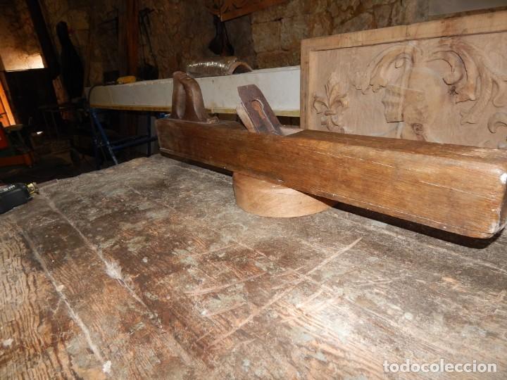 Antig&uuml;edades: gran cepillo de encina y forja  del pasado siglo - Foto 4