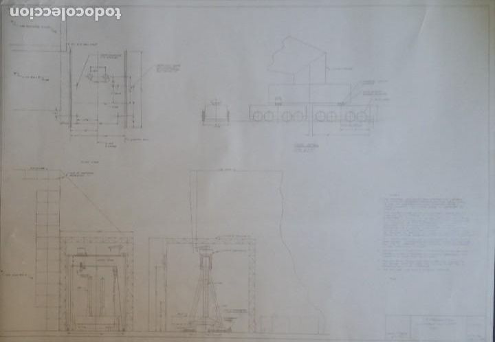 Antig&uuml;edades: Donald Buchanan, PLANO original prototipos NASA - Foto 3