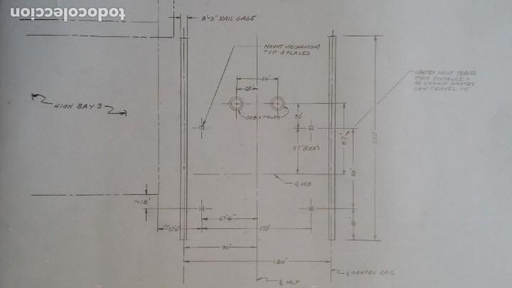 Antig&uuml;edades: Donald Buchanan, PLANO original prototipos NASA - Foto 5