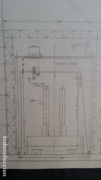 Antig&uuml;edades: Donald Buchanan, PLANO original prototipos NASA - Foto 7