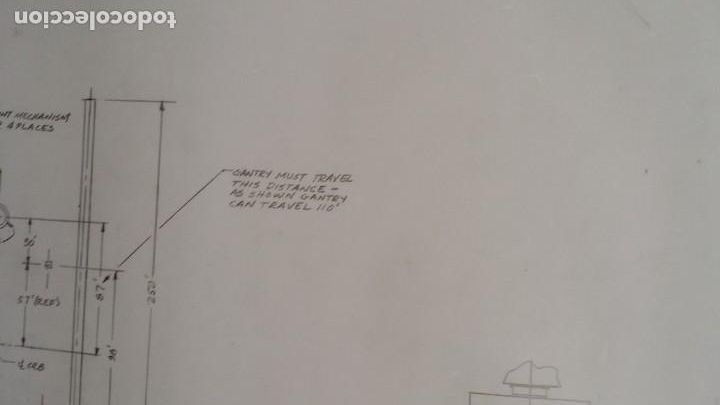 Antig&uuml;edades: Donald Buchanan, PLANO original prototipos NASA - Foto 8