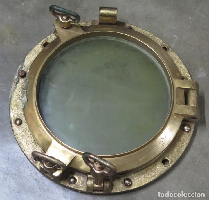 Antig&uuml;edades: GRAN OJO DE BUEY DE BRONCE - Foto 2