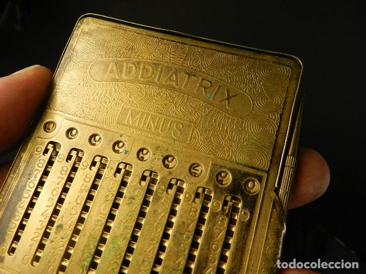Antig&uuml;edades: CALCULADORA DE BOLSILLO ADDIATRIX PLUS A&Ntilde;O 1930 ADDING MACHINE RECHENMASCHINE - Foto 5